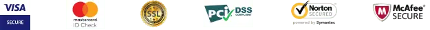Accepted payment and security badges